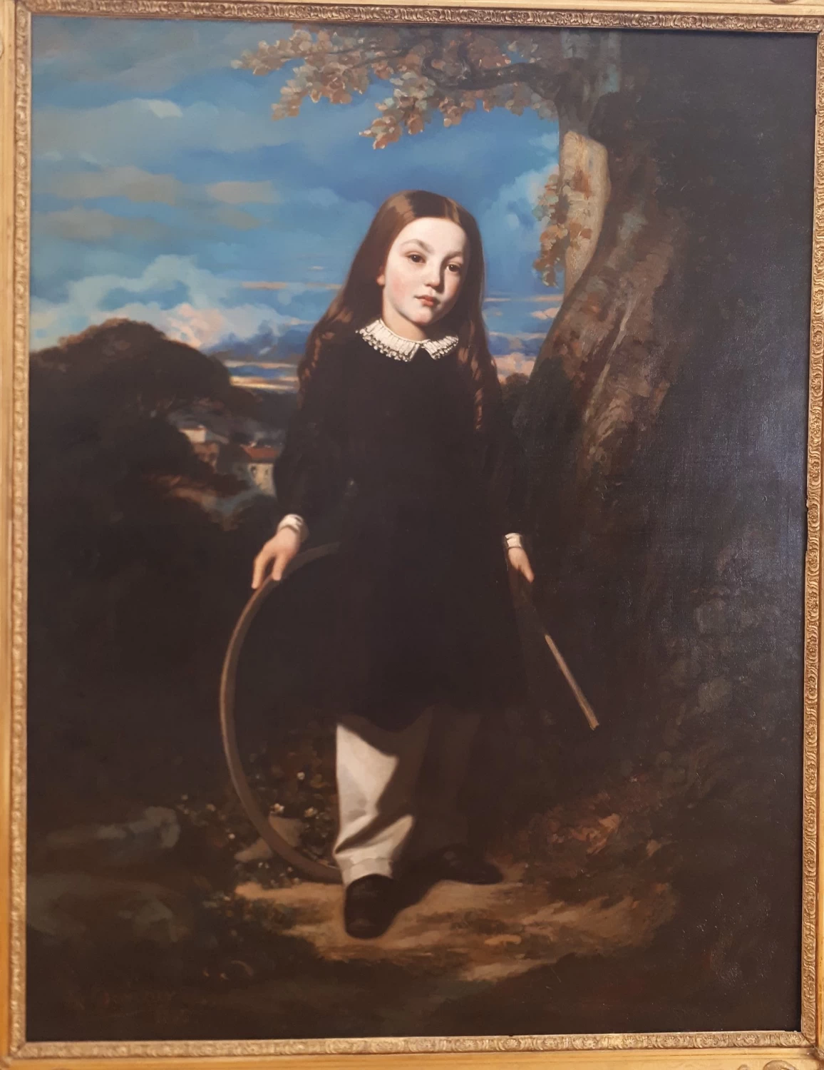 Bambina col cerchio